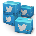 shipping, twitter icon