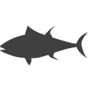 blue fin tuna, endangered, tuna svg vector icon