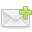 add, email icon