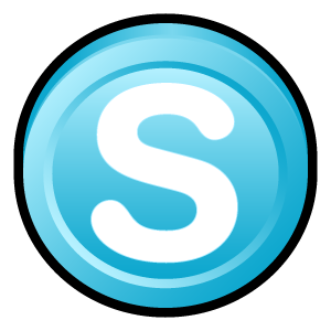 skype,badge icon