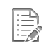list,pencil icon