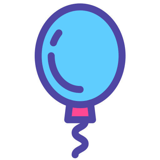 Balloon svg vector icon