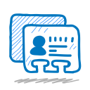 card, contact, info, sketch, sketchy svg vector icon
