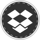 box, drop, media, online, social svg vector icon