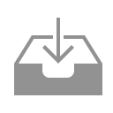 download, inbox svg vector icon
