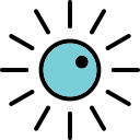light, see, spy, sun, watch svg vector icon
