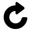 arrow, reload svg vector icon