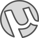 brand, logo, network, social, utorrent svg vector icon
