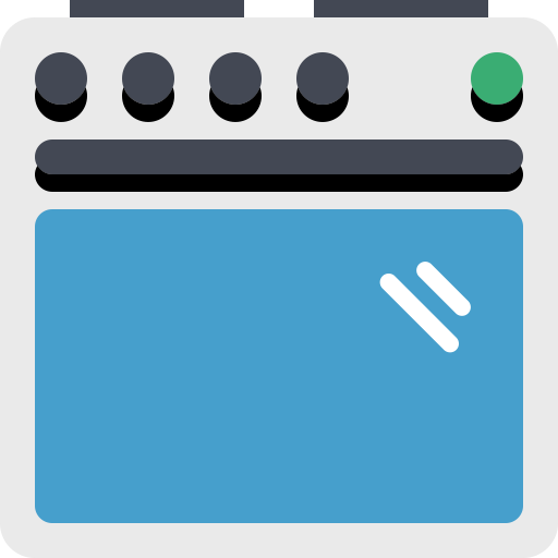 Oven svg vector icon