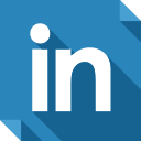 linkedin, logo, media, social, social media, square svg vector icon