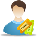 my, tickets icon