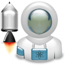 astronaut, space icon