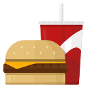 food, hamburder, v1 svg vector icon