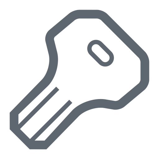 Key svg vector icon