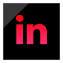 linkedin, logo, media, social svg vector icon