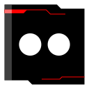 flickr, internet, web svg vector icon