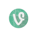 media, social, vimeo, vine, vinevimeo svg vector icon