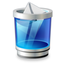 mail, trash icon