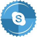 skype svg vector icon
