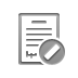 contract,cancel icon