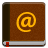 adress, book icon