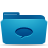folder,blue,conversation icon