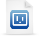 blue, document, file, paper icon