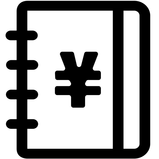Statement Of Settlement svg vector icon