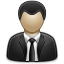business man, client, consultant, male, man, user icon