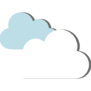 cloud, cloudy, forecast, weather svg vector icon