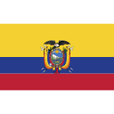 ecuador, ensign, flag, nation svg vector icon