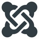 joomla, logo, media, social svg vector icon