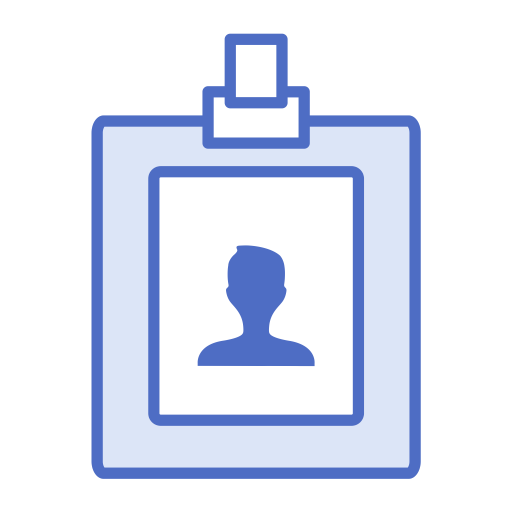 Employee #039;s Card svg vector icon