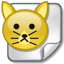gf,animal,cat,file,paper,document icon