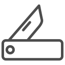 adventure, camping, journey, knife, tent, tourism, trip svg vector icon