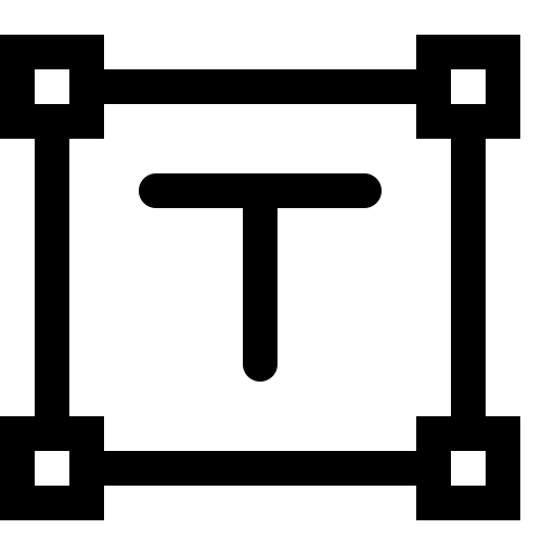 Text svg vector icon
