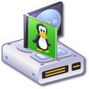 hard,drive,program,linux icon