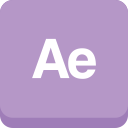 adobe, after, effects svg vector icon