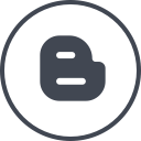 blogger, media, online, social svg vector icon