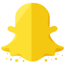 logo, media, snapchat, social svg vector icon
