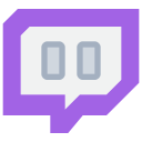 logo, media, social, twitch svg vector icon