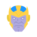 humanoid, loki, super villain, thanos svg vector icon