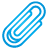 basic, blue, clip, paper icon