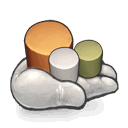 hand,holding,some,cylinder,maybe,the,made icon