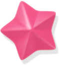 pink, star icon