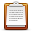notepad, paste icon