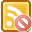 delete, feed icon