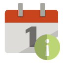 calendar,info icon