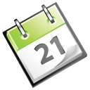 calendar, date, green icon