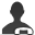 business, contact, man, user icon